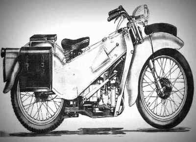 A4 Blechschild Velocette le mk2 01