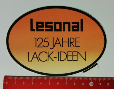 Aufkleber/Sticker: Lesonal - 125 Jahre Lack-Ideen (07041797)