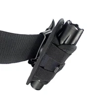 Tactical Flashlight Holster Security Duty Belt Pouch Rotatable Clip 360 Degree