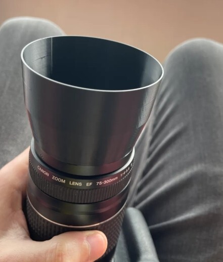 Canon 75-300mm lens Hood