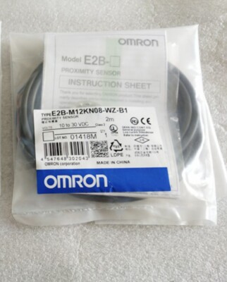 One Omron E2B-M12KN08-WZ-B1 Proximity Senser Switch Cable New Expedited Shipping