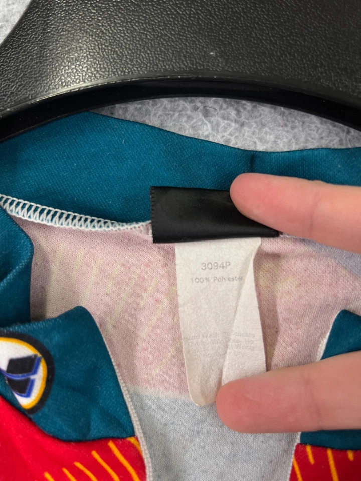 Camiseta deportiva de ciclismo Louis Garneau para hombre extra grande azul tabla de aviación LAX SMO HHR Foto 4 de 4