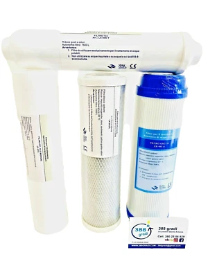 kit Filtri Acqua depuratore osmosi inversa 1kit x4 pezzi MICROFILTRAZIONE FILTRO