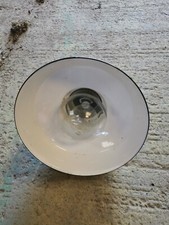 Crouse Hinds Vintage explosionsgeschützter industrieller Lampenschirm sehr selten weiß 18 Zoll