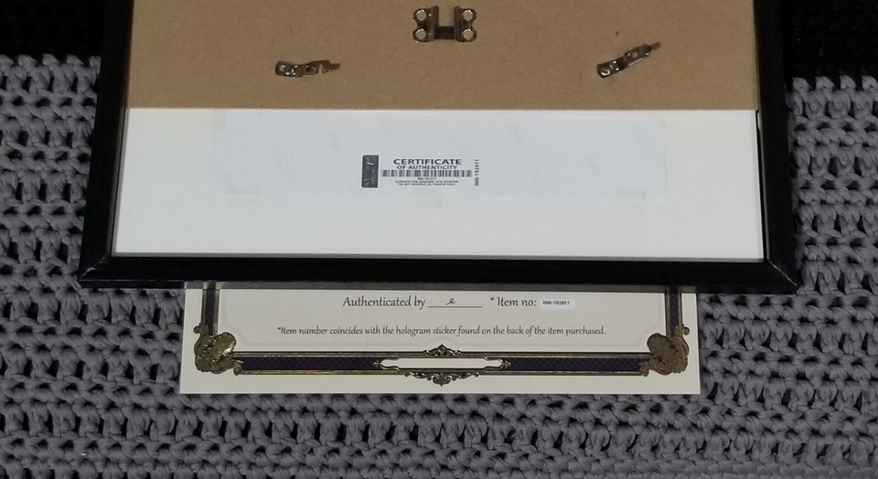 James Gandolfini Auto Certified Framed Photo Sapranos The Last Castle