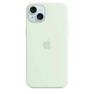 Offizielle Apple iPhone 15 Plus Hülle Silikon MagSafe Backcover Weich Neuwertig UVP 49£