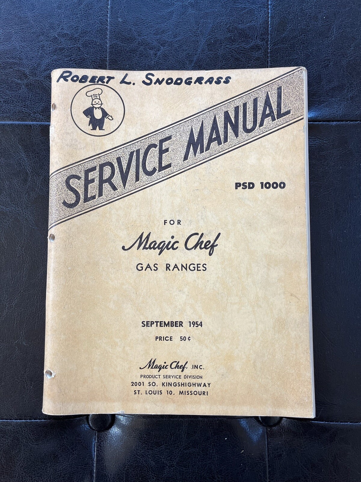 Magic Chef Gas Range SERVICE MANUAL | eBay