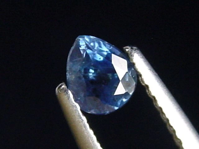 Blauer Saphir 0,44 Ct. Tropfen facettiert (4644t) - Bild 1 von 1