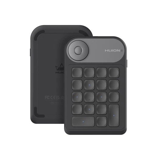 HUION Keydial Mini Bluetooth Programmable Keypad 18 keys Certified Refurbished