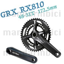 SHIMANO GRX FC-RX810 CRANKSET 2 X 11 SPEED HOLLOWTECH II 172.5MM 48/31T NEW