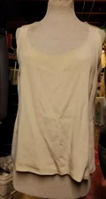 Mark Heister Silk Ivory Camisole Tank Size small
