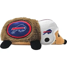 Pets First NFL Hedgehog Plush Toy for Dogs & Cats Soft Chew Toy with Squeaker