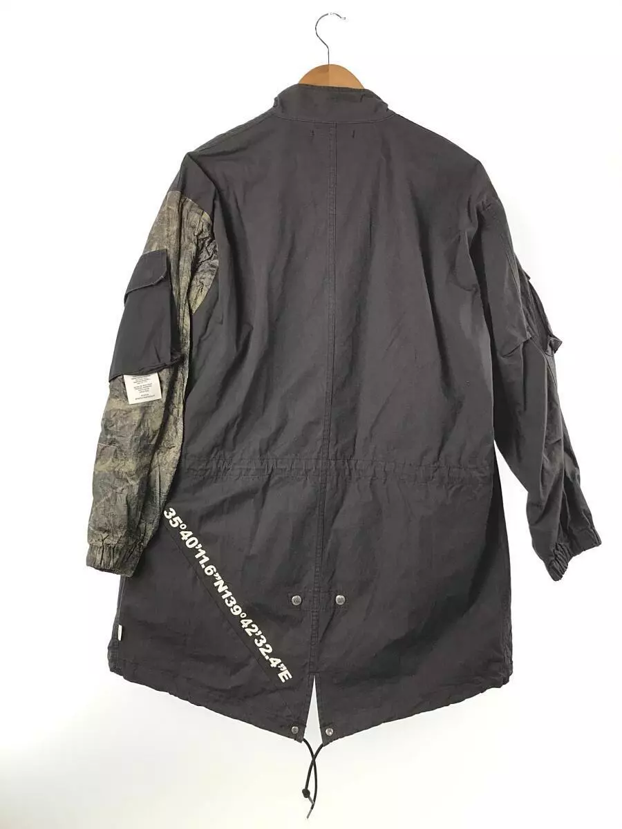 WTAPS 20SS mod coat navy cotton