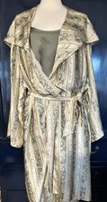 VICTORIA  S SECRET PURE SILK ROBE PANTS TANK SET SIZE M/L L