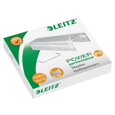 Leitz 5552 - Heftklammern 25/10 verzinkt 1000 Stk. Büro NEU