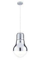 Unique Ceiling Light Searchlight Neo Pendant Light 9030CC Chrome Glass E27 LED