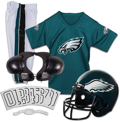 Philadelphia Eagles Kids NFL 6pc Deluxe Football Uniform Set