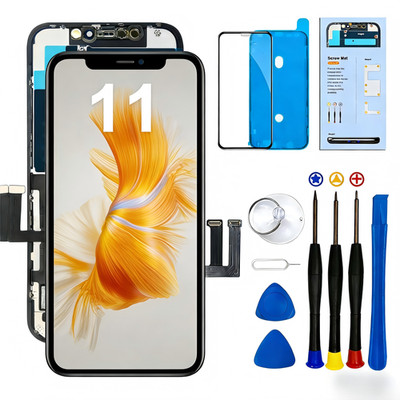 Display Für iPhone 11 OLED LCD Screen Vormontiert INCELL Bildschirm 3D Touch Kit