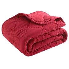 Comforter, Brushed Microfiber Crib Blanket - All Season Quilted Down Alternat...