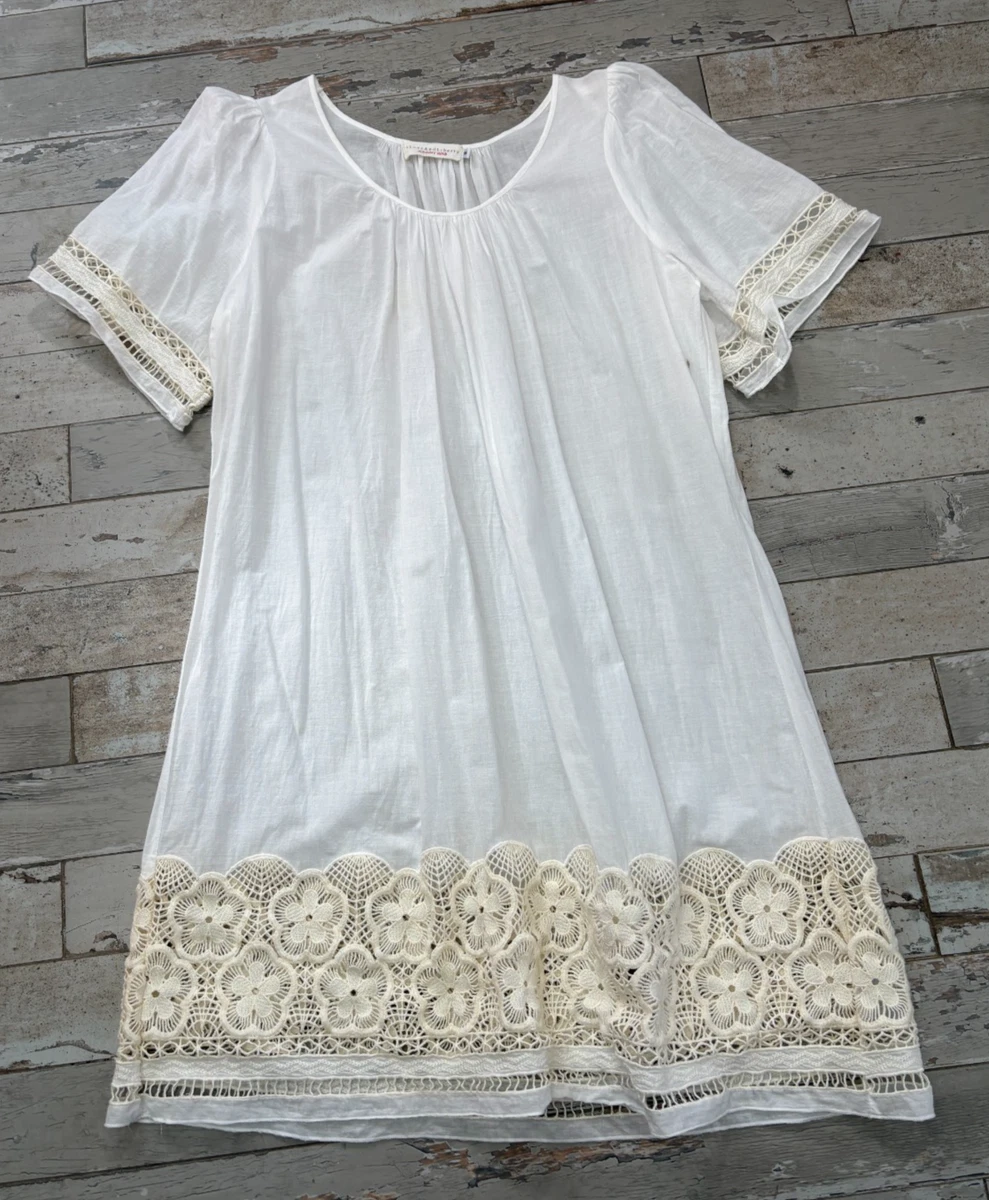 johnny was white embroidered dress Johnny Was SHIFT DRESS MIRAZE – Marigold Clothing main image 1