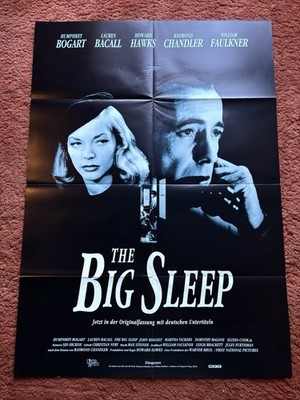 The Big Sleep Kinoplakat Poster A1, Humphrey Bogart, Lauren Bacall