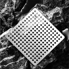 Smooth Water Drainage Stainless Steel Square Shower Sink Strainer Drain Cover