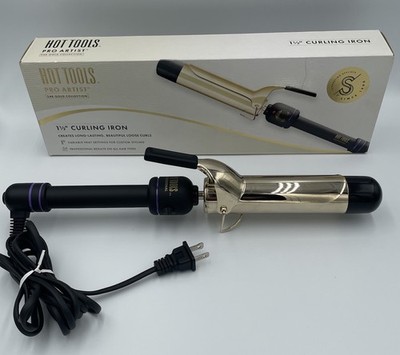 HOT TOOLS Pro Artist 24K Gold 1 1/2” Extended Barrel Curling  display picture 3