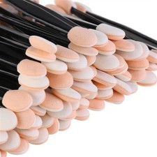 50x Quality Eyeshadow Applicators Disposable Eyeshadow Brush Dual Sided Sponge