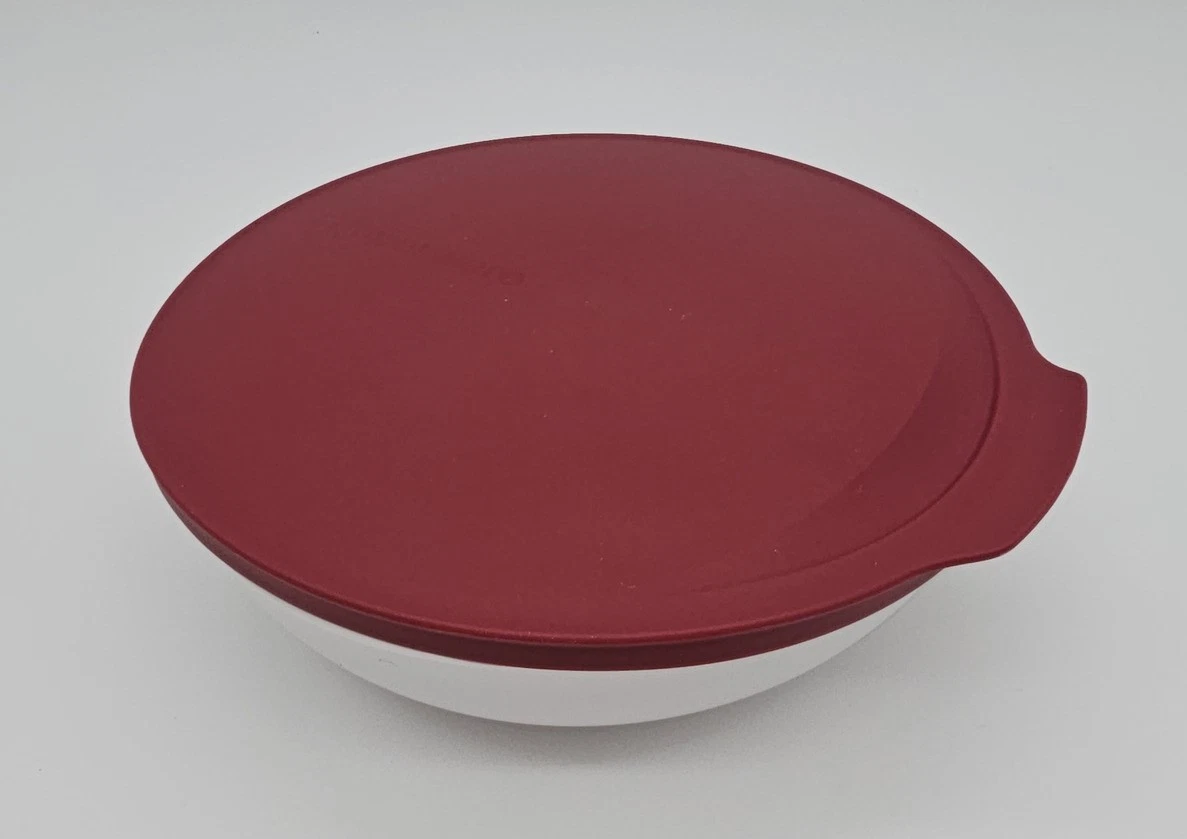 Couvercle Pour Saladier Tupperware Allegra - Rouge Bordeaux - Pièce Détachée