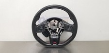 18 Subaru Wrx Sti Steering Wheel Black Leather With Red Stitching