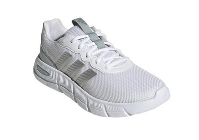 adidas Women's Cloudfoam Flex Sneaker, White, Size 8, Lightweight
