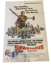 SPARTACUS ~ Original One-Sheet Movie Poster ~ 1967 ~ 27" x 41"