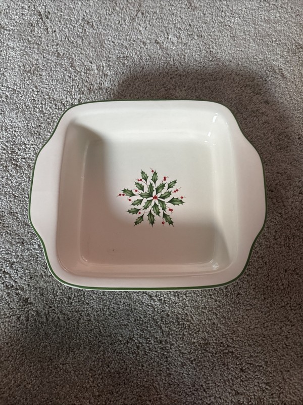 Lenox American by Design Holiday 10" Square Baker  Oven Safe NO BOX