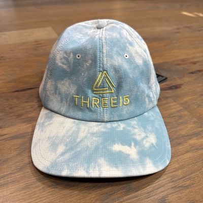 Lululemon Hat Mens One Size Blue Tie Dye Ripstop Baseball Cap Outdoors Stretch