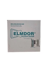 Elmdor  Metal Wall Ceiling Access Door Panel with Frame 12"×12"- White