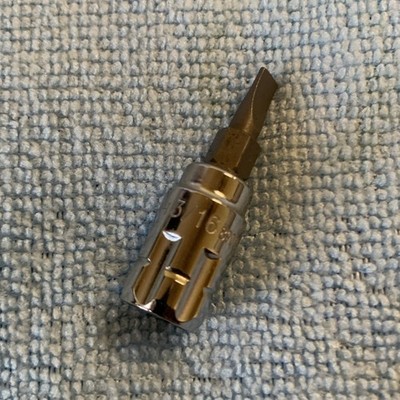 GearWrench 89005, 1/4'' Antrieb Wirbel Bit Steckschlüssel Schlitz 3/16'' - Brandneu