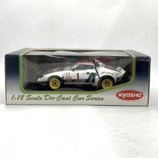Kyosho 1/18 Lancia Stratos HF 1977 Monte Carlo Alitalia #1 Model Car Used