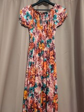 Womens Stunning Floral Summer Dress - One Size - BNWT