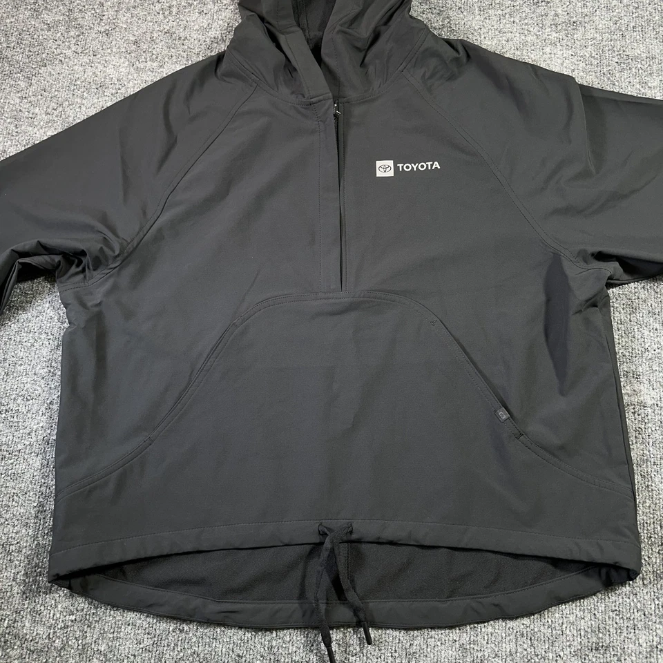 Toyota Ogio Connection Anorak Jacket Women's Medium Black Softshell Hooded Logo - Image 3 of 4