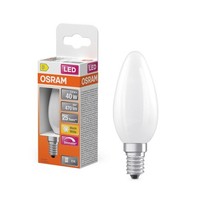 Osram Led Filament Kerze 3,4W = 40Watt E14 Matt 470Lm Warmweiß 2700K Dimmbar