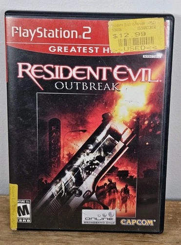 Resident Evil: Outbreak PS2 (Sony PlayStation 2, 2004) CIB Complete Tested