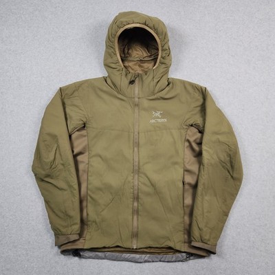 Arc'teryx Jacket Mens Small Green Atom LT Hoody Light Puffer Insulated Hiking
