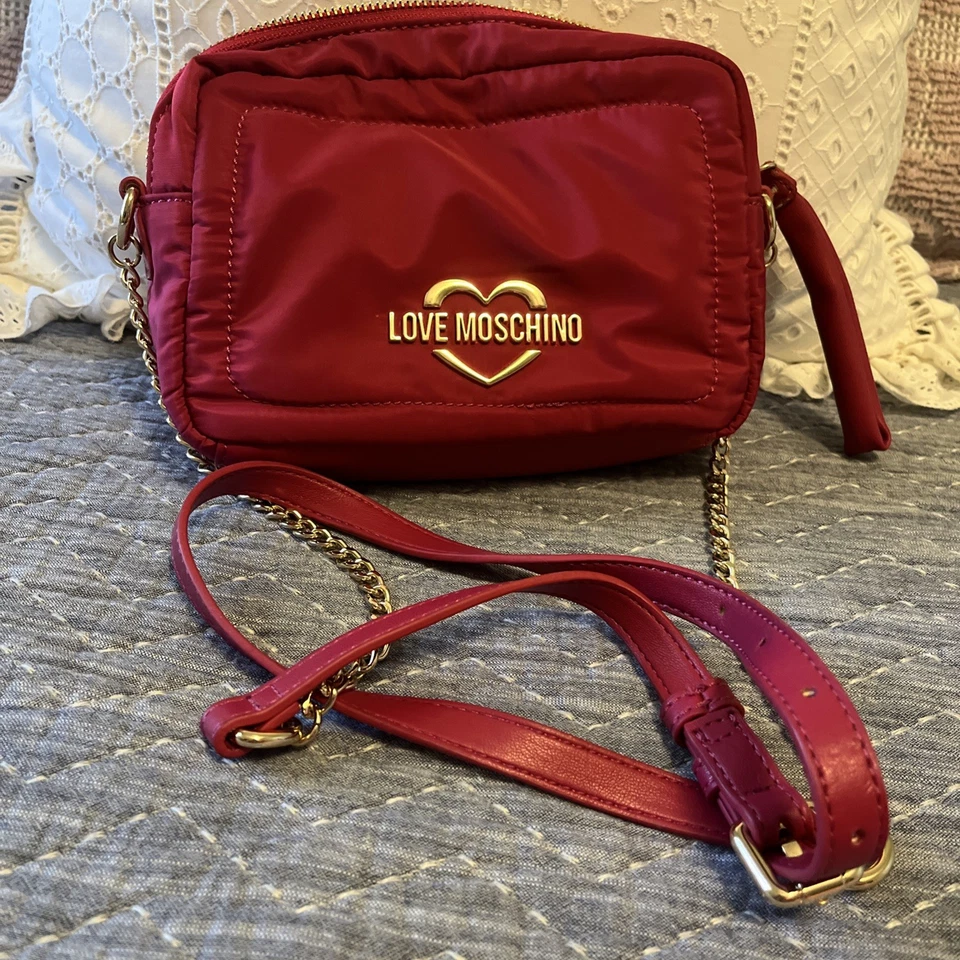 Love Moschino Women's Fuscia Pink Handbag Shoulder Bag - Image 3 of 4