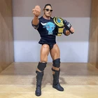 WWE Elite The Rock Champion Belt Wrestling Action Figure Figurines Toy AEW