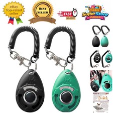 Pet Training Clicker with Wrist Strap - Durable Metal & Loud Sound in 2 Colors