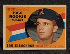 1960 Topps - Sport Magazine 1960 Rookie Star Lou Klimchock #137 (RC)