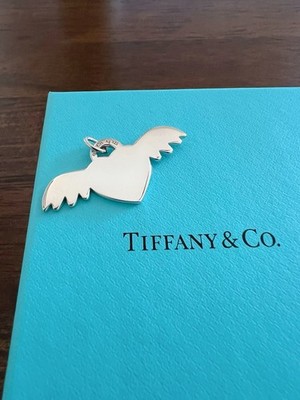 Tiffany & Co. Return To Tiffany Angel Heart Tag Charm AUTHENTIC
