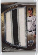 2009 Upper Deck Icons Lettermen 39/50 Troy Tulowitzki (Letter I) #IL-TT 0ba6