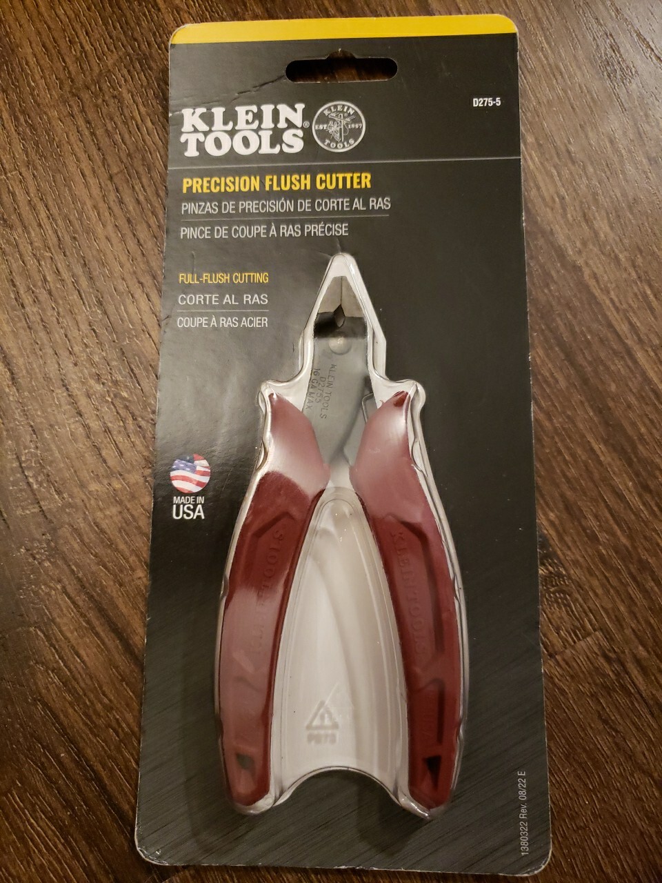 Klein Tools D2755 Pliers Diagonal Cutting Pliers Precision Flush