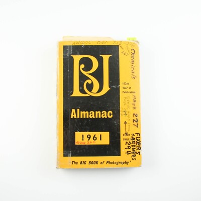 The British Journal Photographic Almanac 1961 - Vintage Photography Handbook